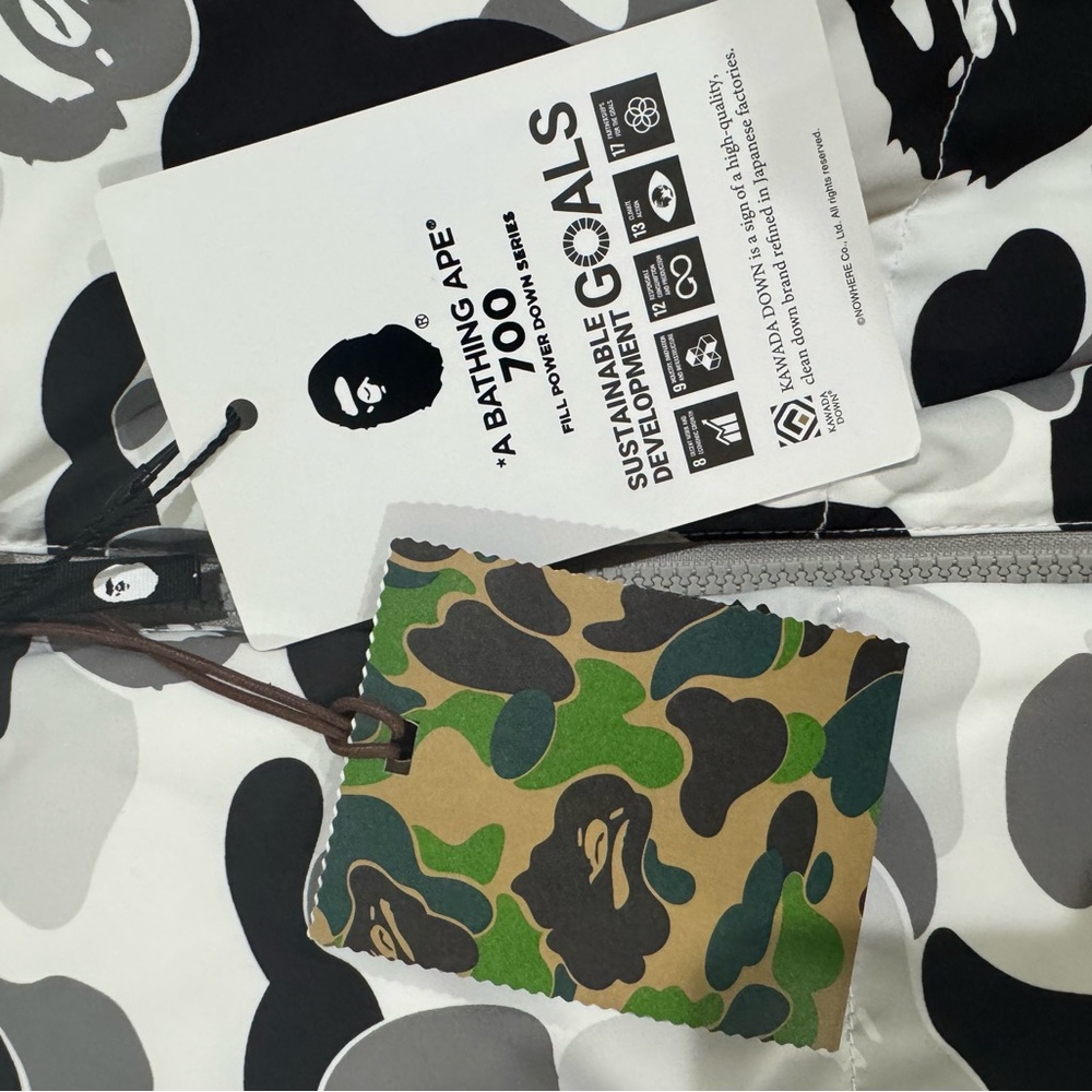 Bape Abc Camo Reversible Down Jacket - image 2